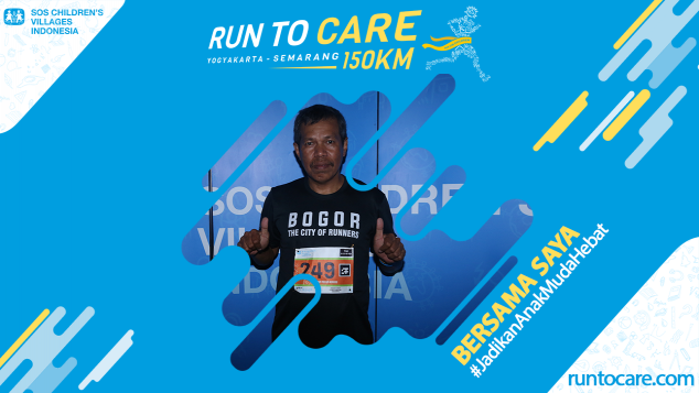 Robertus Berlari 150 KM Demi 2.200 Anak Negeri