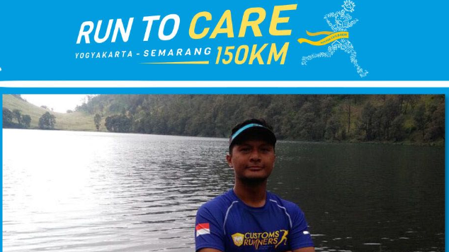 Rizal M. Berlari 150 KM Demi 2.200 Anak Negeri