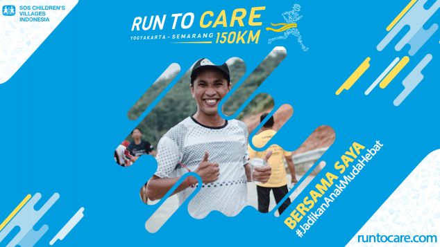 Cipta Adi Berlari 150 KM Demi 2.200 Anak Negeri
