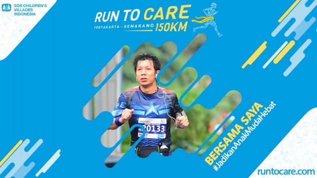 Onggo Berlari 150 KM Demi 2.200 Anak Negeri