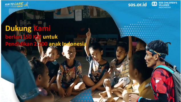 Agung Berlari 150 KM Demi 2.200 Anak Negeri