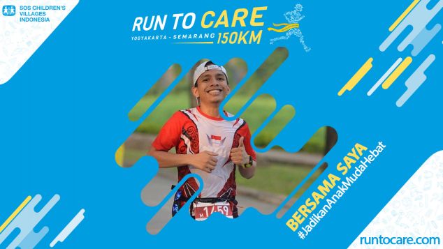 Adelino Berlari 150 KM Demi 2.200 Anak Negeri
