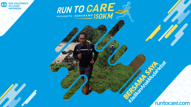 Edo Berlari 150 KM Demi 2.200 Anak Negeri