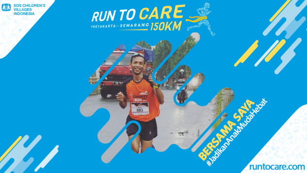 Rudi Berlari 150 KM Demi 2.200 Anak Negeri