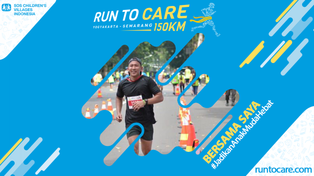 Akbar Siddiq Berlari 150 KM Demi 2.200 Anak Negeri