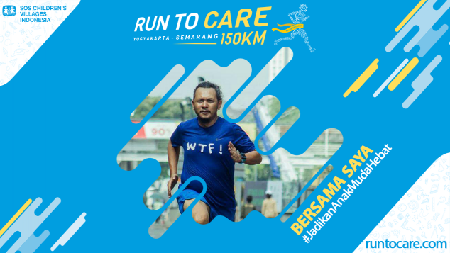 Rakhmadsyah Berlari 150 KM Demi 2.200 Anak Negeri