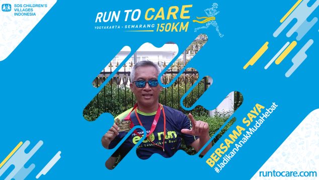Eko H. Berlari 150 KM Demi 2200 Anak Negeri