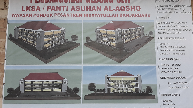 Bantuan DONASI untuk GEDUNG SLTP anak Panti asuhan