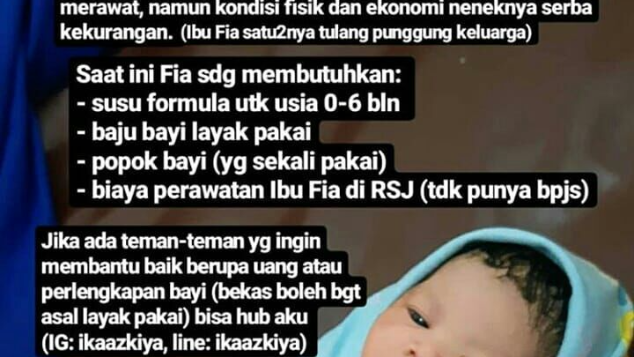 Bantu Fia dan Ibunya yg di rawat di RS Jiwa