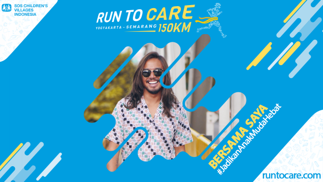 Febrian Dukung Lari 150 KM Demi Anak Negeri