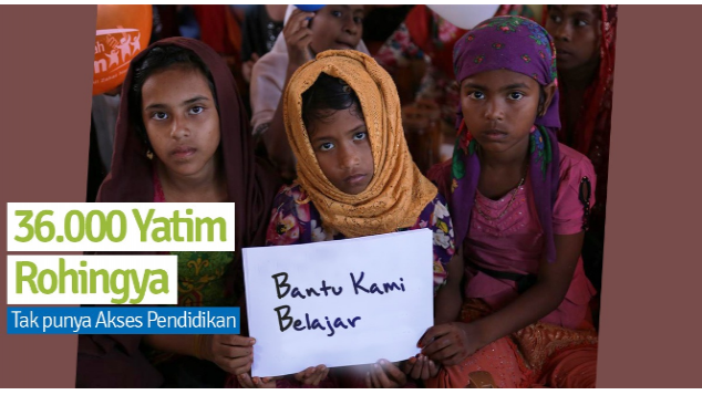 Bangun Rumah Pendidikan Bagi Anak Yatim Rohingya
