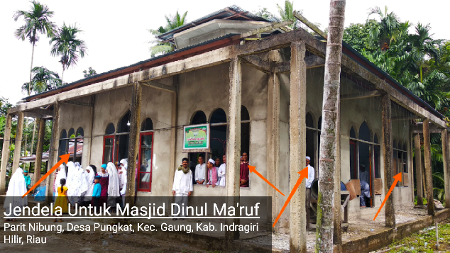 Jendela Untuk Masjid Dinul Ma'ruf