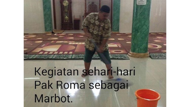 Umroh utk Pak Roma (Marbot Masjid&Penjual; Sendal)