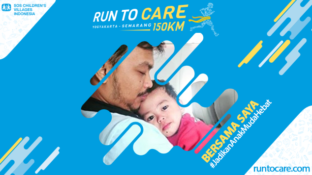 Manda berlari untuk membantu 2200 anak