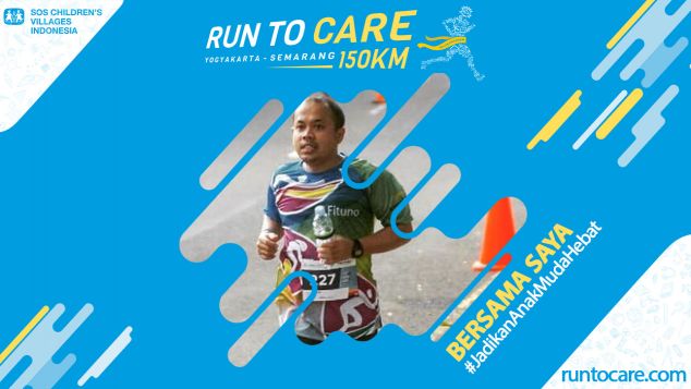 Sogi Berlari 30 KM Demi 2.200 Anak Negeri