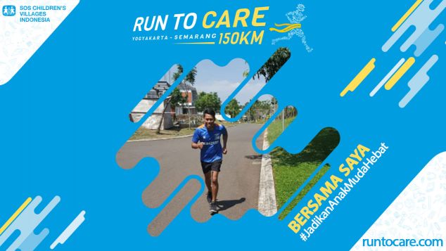 Simon Berlari 150 KM Demi 2.200 Anak Negeri