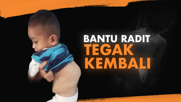 Bantu Radit Tegak Kembali