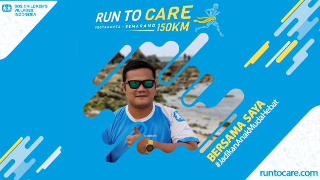 Antonio Dukung Lari 150 KM Demi 2.200 Anak Negeri