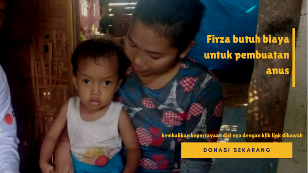 Bantu Ayah ini Penuhi Biaya Operasi Anus Anaknya