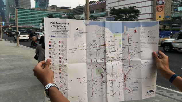 Cetak Peta Transportasi Terintegrasi Jakarta