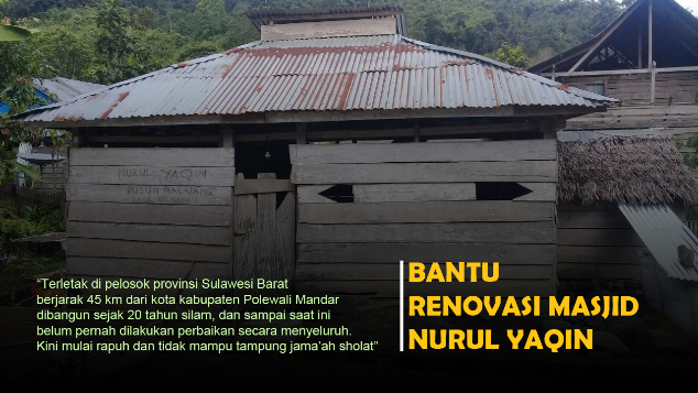 MOHON BANTU MEREKA MEMILIKI MASJID YANG LAYAK