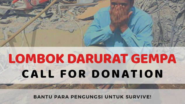 Bantu Korban Gempa Lombok