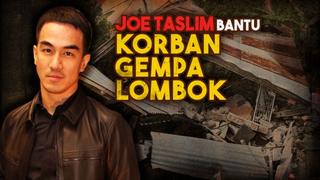 Joe Taslim Bantu Korban Gempa Lombok