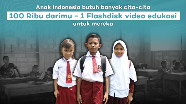 Patungan Kirim 10,000 Flashdisk Edukasi ke Pelosok