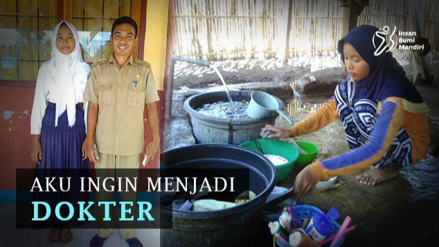 Beasiswa untuk Ayu, Anak Yatim Piatu Sejak Kecil