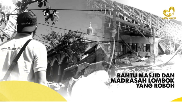 Bantu Masjid dan Madrasah Lombok yang Roboh