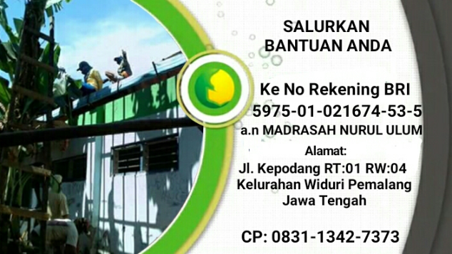 BANTU REHAB MADRASAH YANG LAYAK