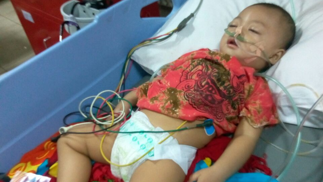 Ayo Bantu Dedek Althan Melawan Meningoensefalitis!