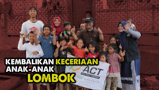 Bantu Anak-Anak Korban Gempa Lombok
