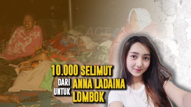 10.000 Selimut Dari Anna Untuk Lombok