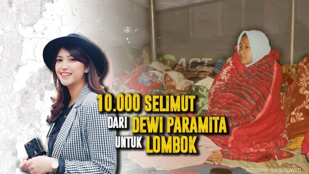10000 Selimut Dari Mita Untuk Lombok