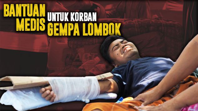 Bantuan Medis Untuk Korban Gempa Lombok