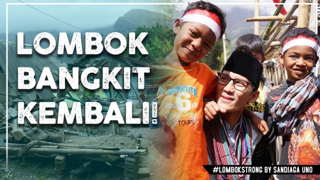 Semangat Bersama Bangkitkan Lombok Kembali