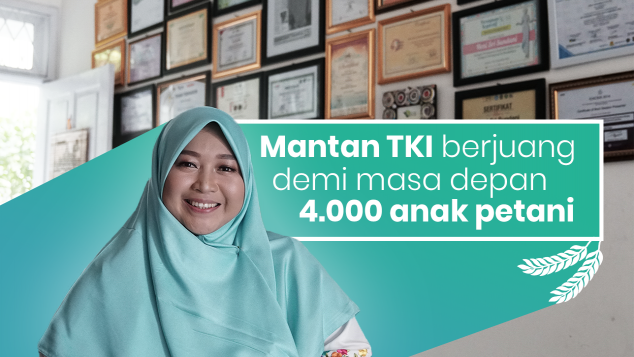 Dukung Mantan TKI Bangun Sekolah bagi Anak Petani