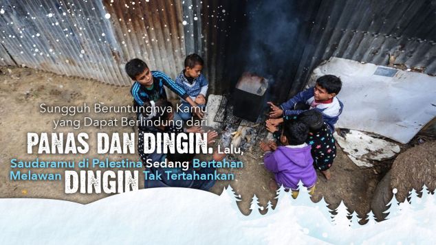 Patungan Bantuan Musim Dingin untuk Palestina