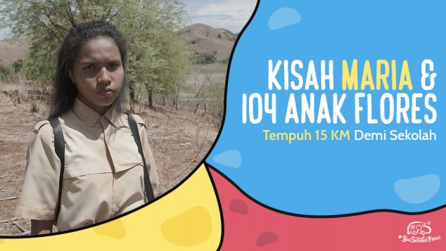 Tempuh 15KM, Anak Flores Butuh Bus Sekolah!