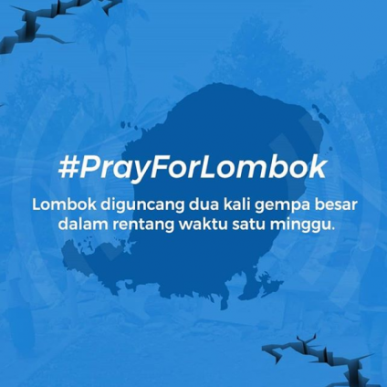 #PrayForLombok