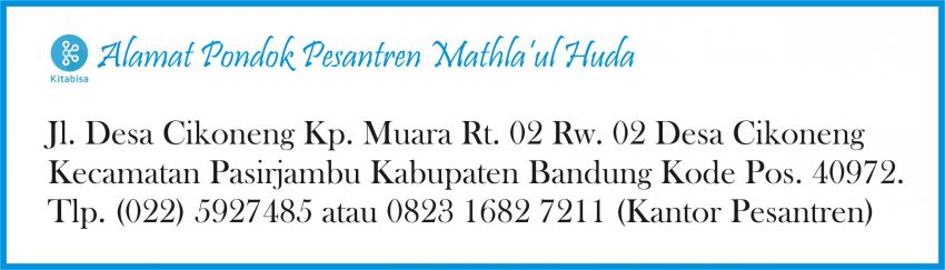 Video Kegiatan Santri Pon Pes Mathla'ul Huda