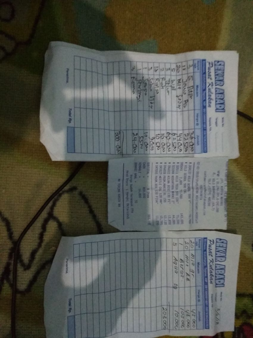 nota pembelian